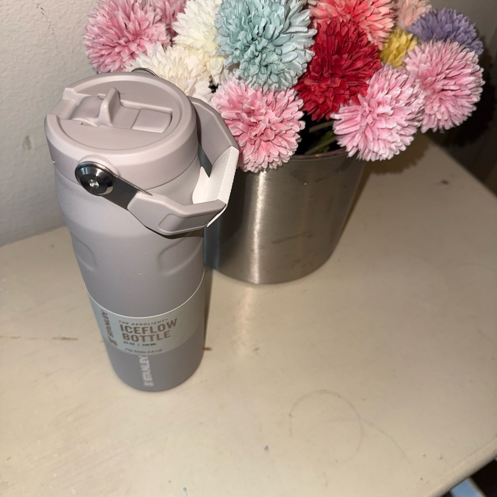 🖤 New Stanley The Ice Flow Flip Straw Water Bottle Jug Tumbler Ash - Picture 5 of 8